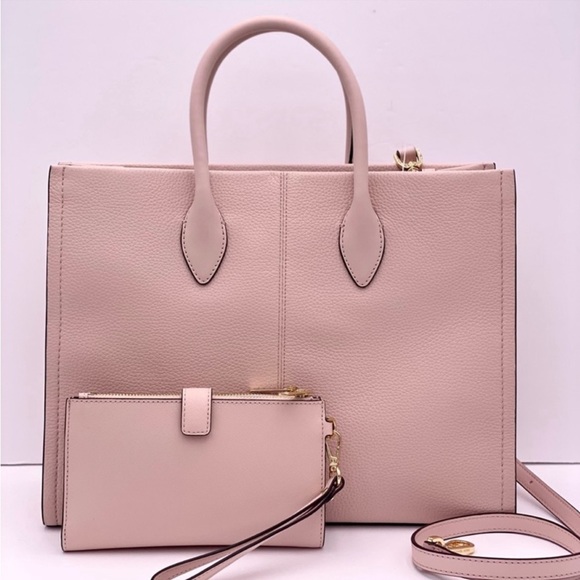 Michael Kors Mirella Tote and Wallet Set Pink - used lightly - Picture 2 of 9